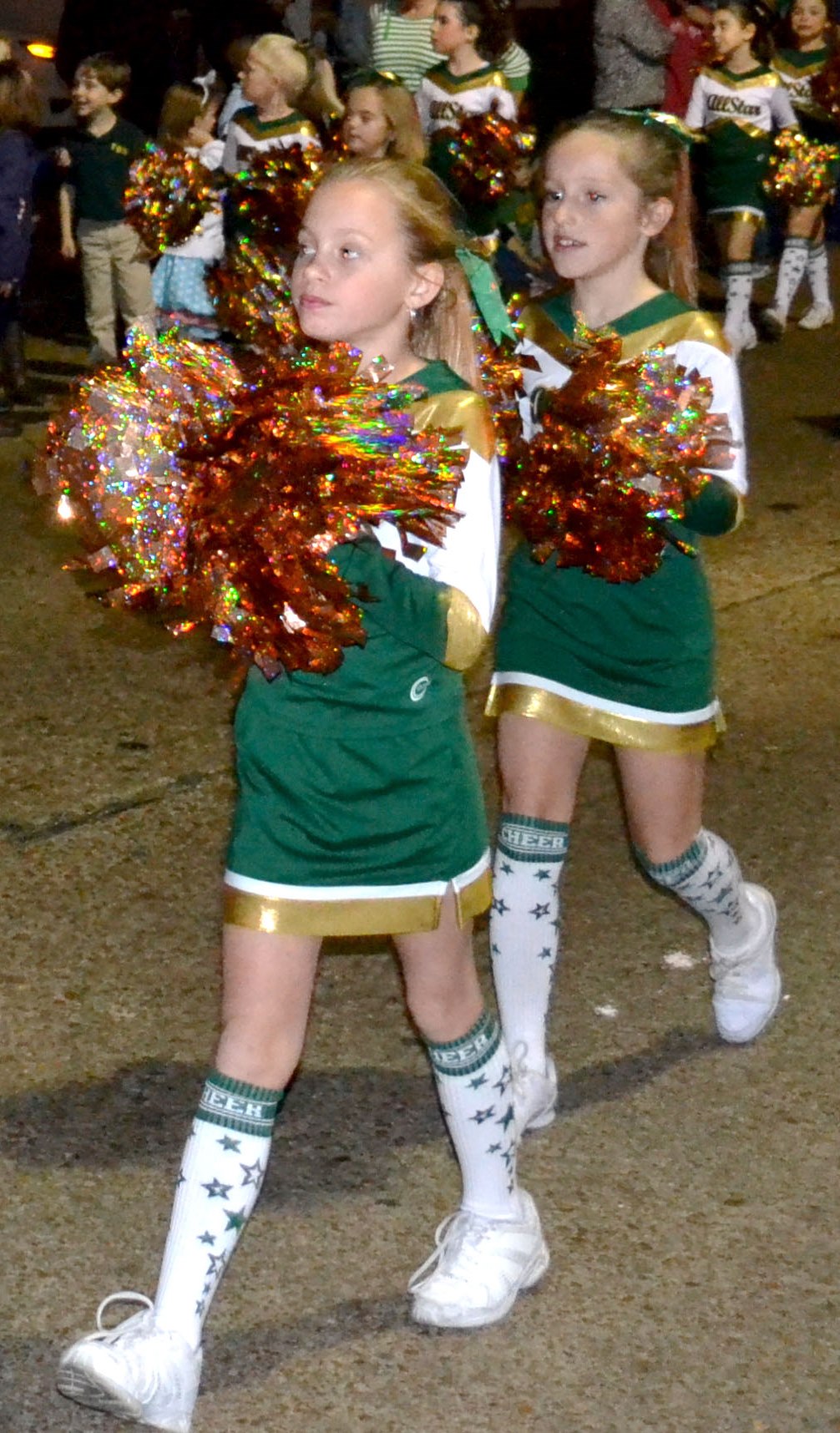 Delta All-State Recreational Cheer squad performed during events like the Cleveland Christmas Parade this past year. 
