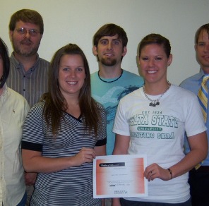 Dr. Hutchens's undergraduates win Delta Research Symposium Best Paper/Presentation Award