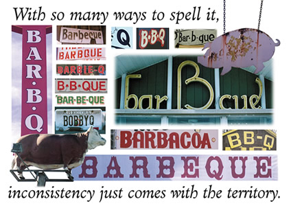 “BBQ Joints: Stories and Secret Recipes from the Barbeque Belt.” 