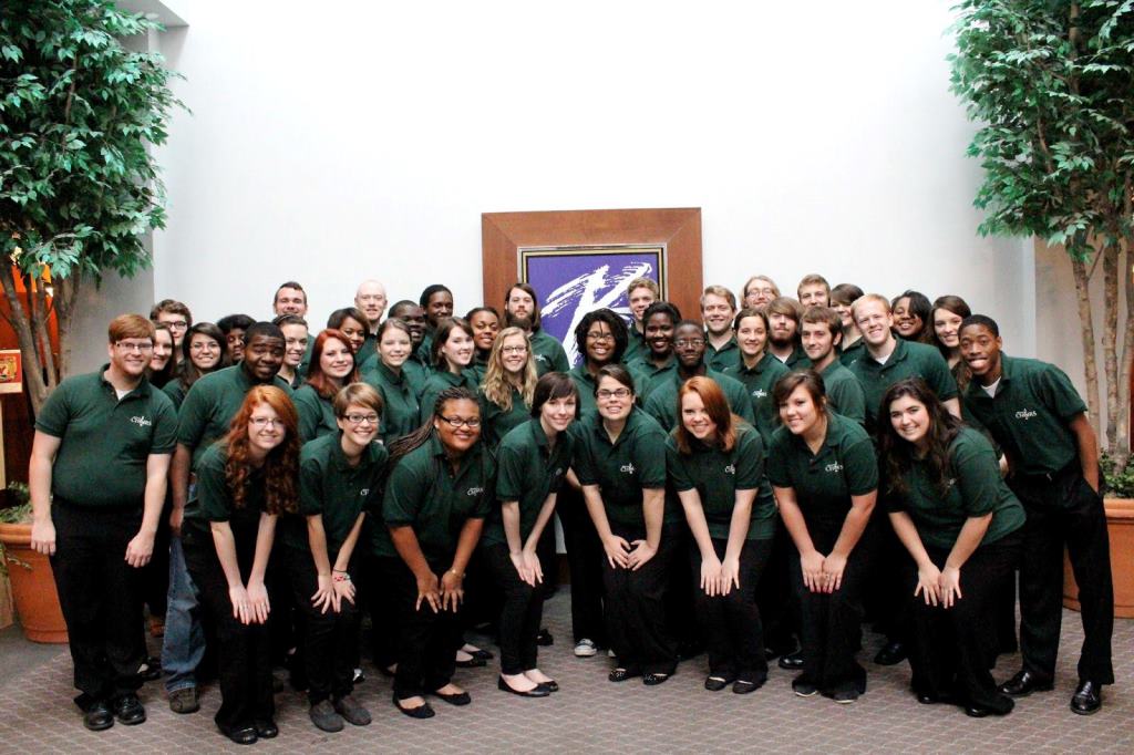 The Delta State University Chorale is one of four choirs scheduled to perform at the Mississippi Music Educators Conference at the University of Southern Mississippi in April of 2014.