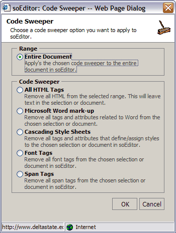 Code Sweeper Example