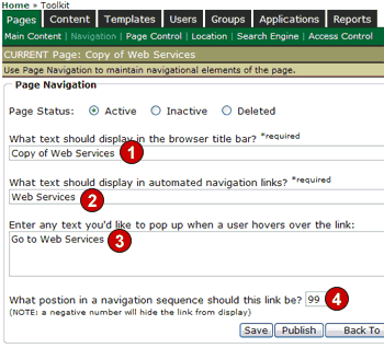 Clone Page Example