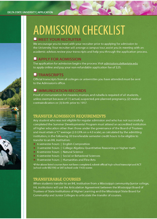 Transfer Checklist