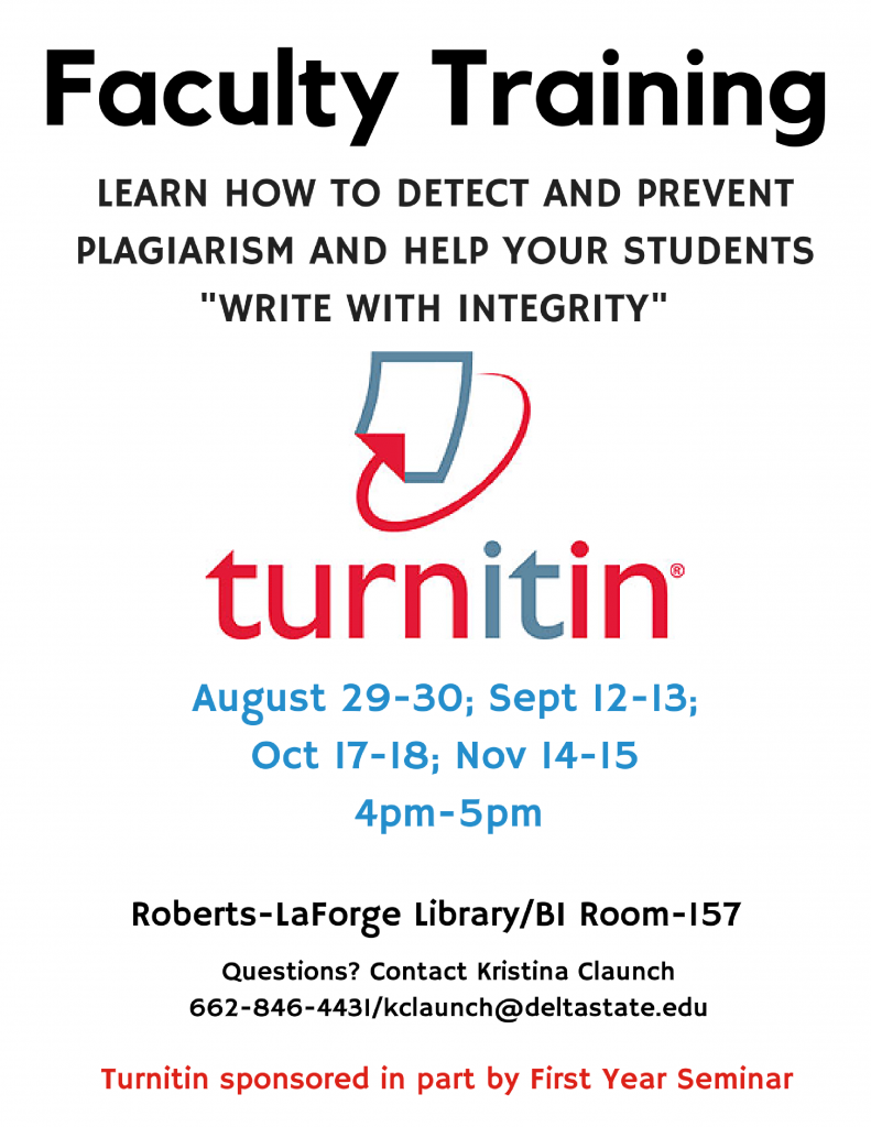 DSU Fall Turnitin - Library