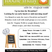 Foodie Friday Oct 2013