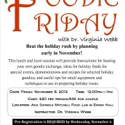 Foodie Friday November 2013