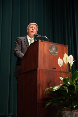 Delta State University President William N. LaForge will deliver the State of the University address Aug. 15 at 10:30 a.m. in the Bologna Performing Arts Center.