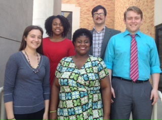 Photo: (L to R) Jessica Egdorf, Robyn Rouse, Dominique Smith, Brian Thomson, Josh Reeves