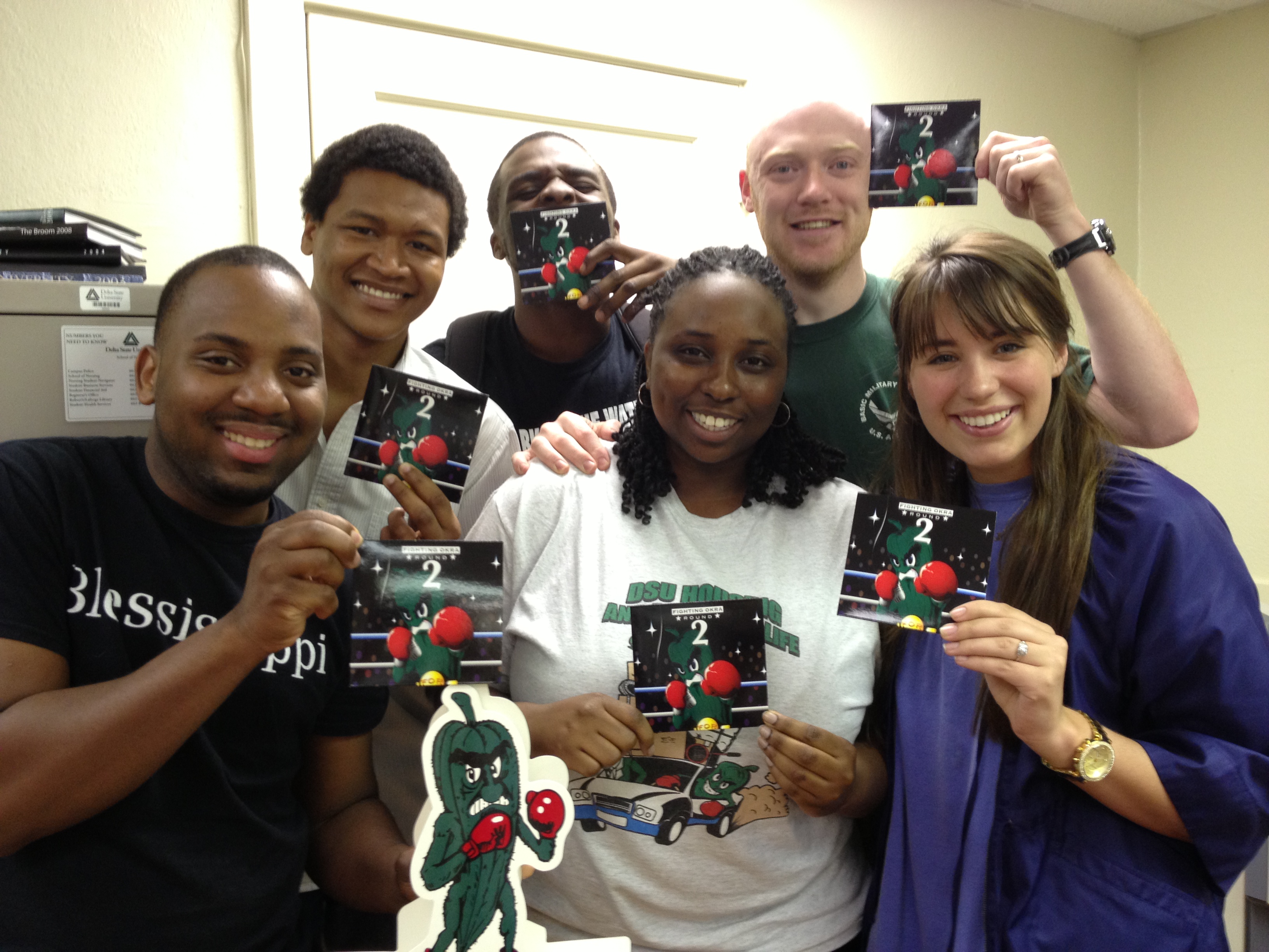 Photo: Front row L to R: Travis Calvin, Laeitta Wade, and Harrison Downs. Back row L to R: Hyacine Do REGO, Ike Iloegbu, and Glenn Neilson.