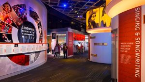 An inside view of GRAMMY Museum Mississippi.