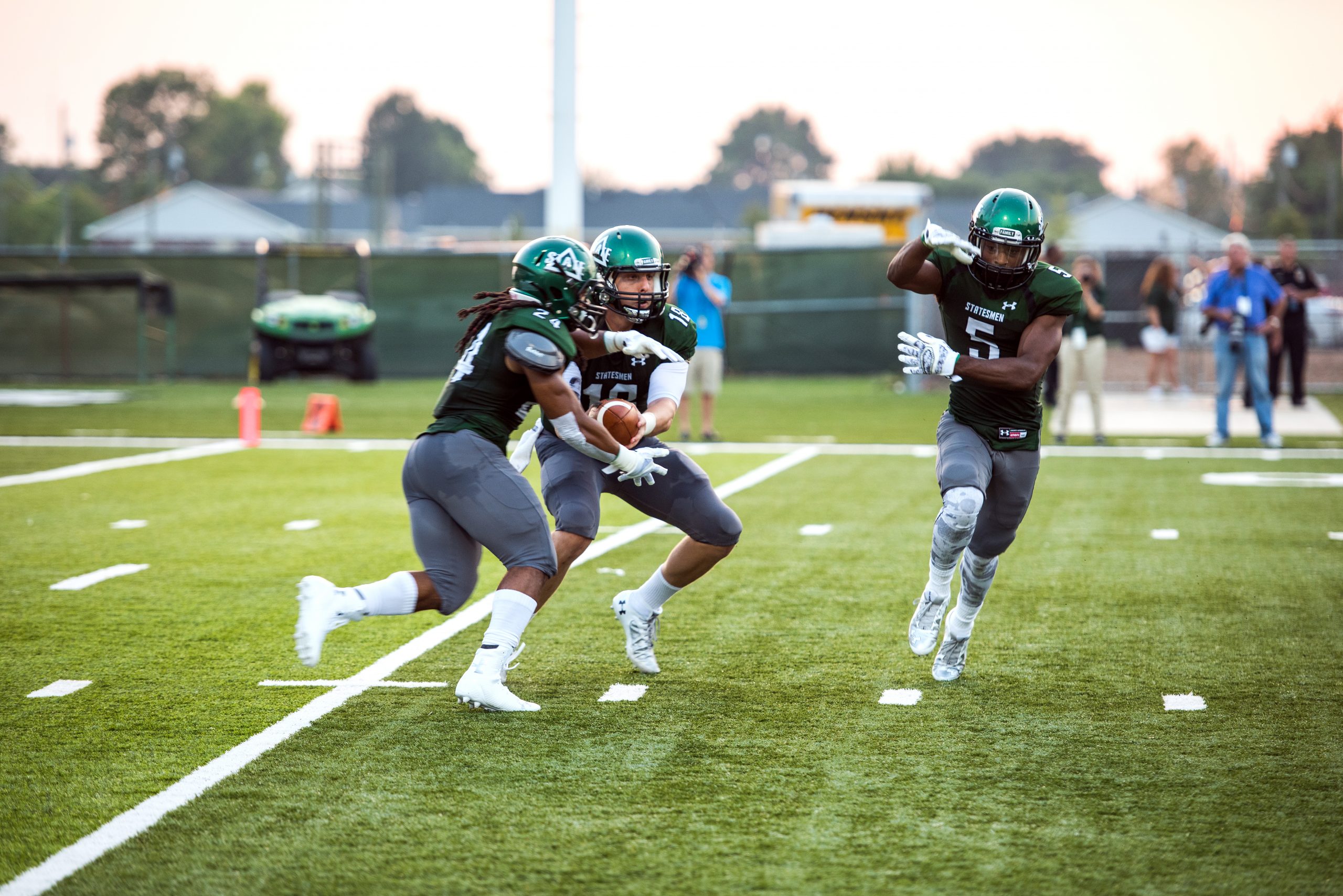 Delta State Football players playing game