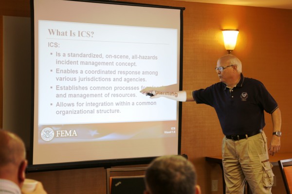 A workshop lecture during the UN Conference