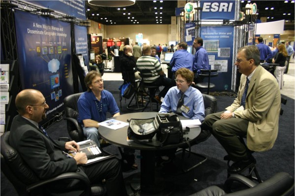 Michael Koehler (2010) sits for an interview at the GITA 2010 Annual Conference
