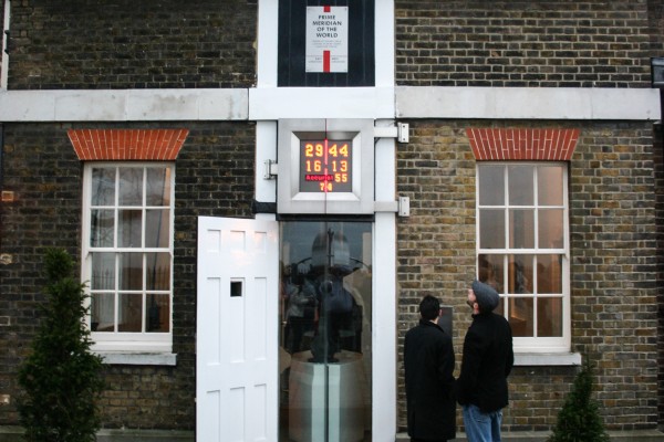 Standing on the Prime Meridian in Greenwich