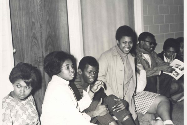 Left to right: Lela Westbrook, Joyce Dugan, Don Jacobs, unidentified,
James Williams, Martha Grayer.