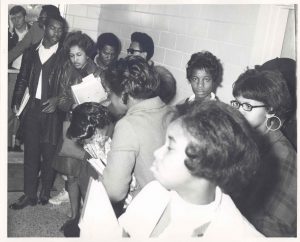 Left to right: Thomas Freeman, Roy Allen, Carole Cole Garner, Don Sutton, Beverly Perkins, Mary Lewis, Mary Carter, Lee Greene, Joyce Dugan, Barbara McClinton