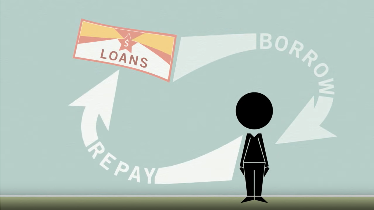 An animated video about what to expect when it is time to repay your student loans.