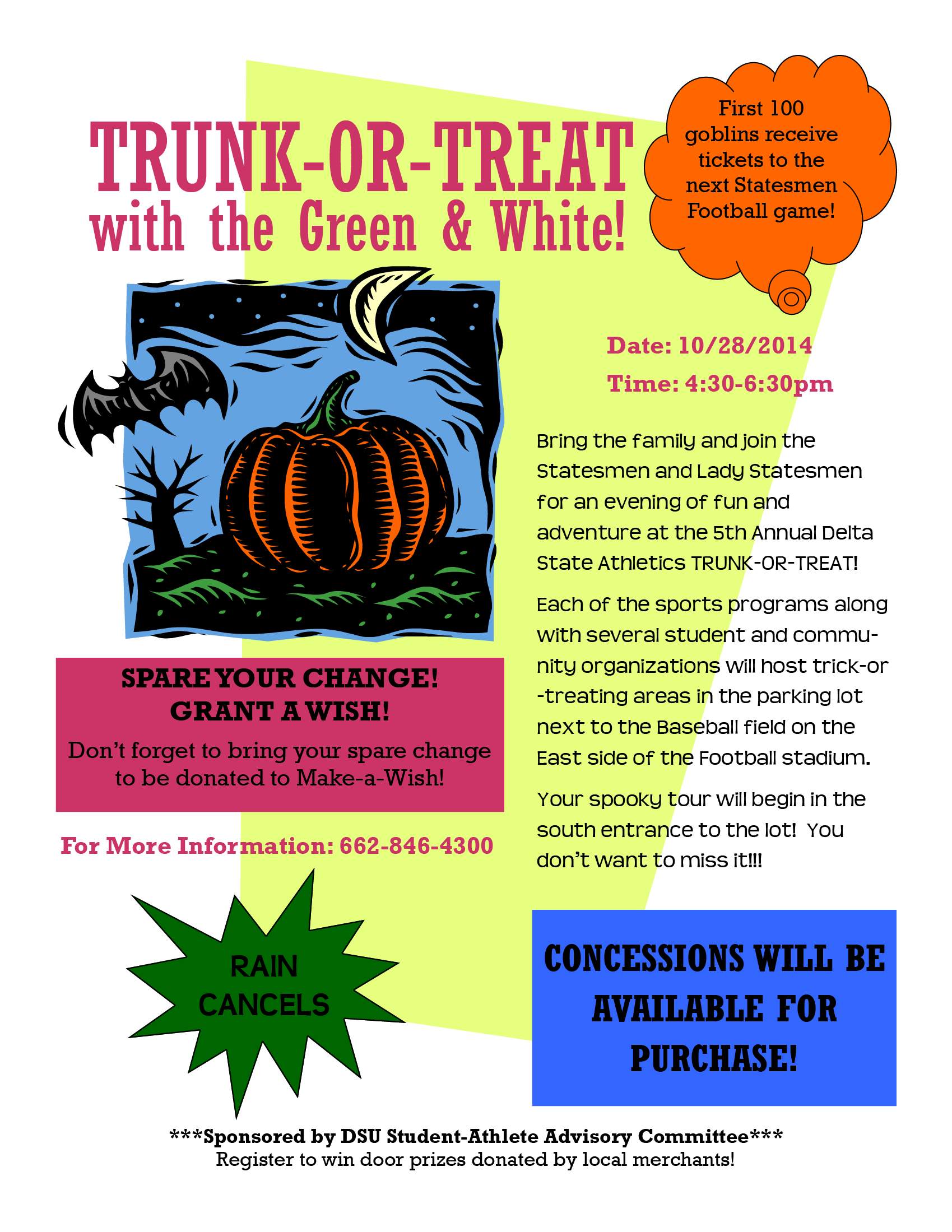 Athletics Trunkor Treat News and Events