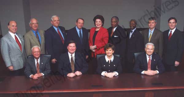 Members of Joint Legislative Budget Committee in new Woolfolk Building