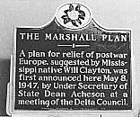 The Marshall plan was announced at a meeting of the Delta Council on May 8, 1947