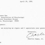 Spencer Dye letter