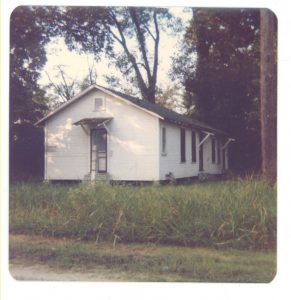 First Chinese School House in Greenville, MS. Color photograph.