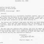 Gerald Turner letter