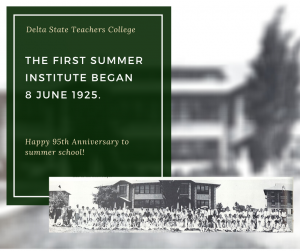 95th Anniversary of the Summer Institute
