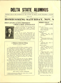 Delta State Alumnus 1941 Newsletter