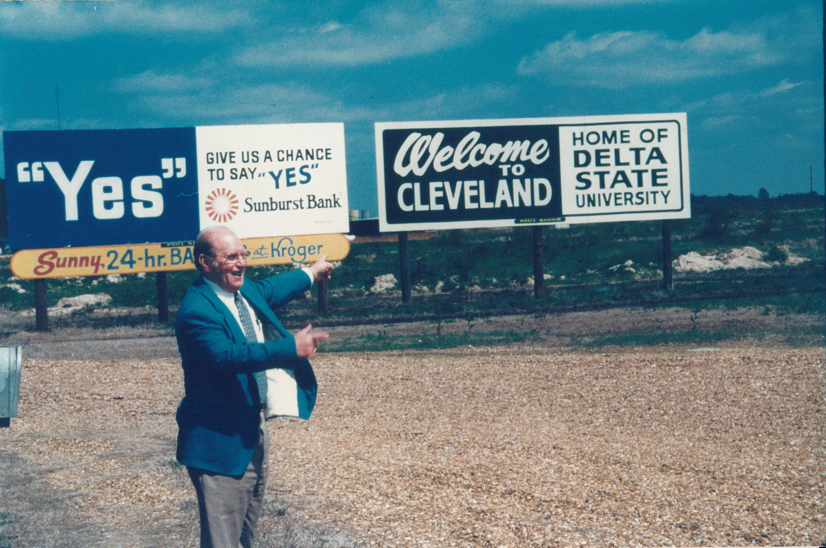 Welcome to Delta State bilboard circa 1980s
