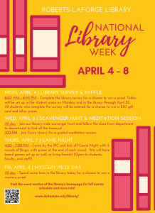 National Library Week 2022 Flyer