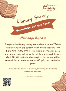 Library Survey Flyer