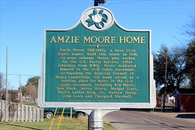 Amzie Moore Home Marker