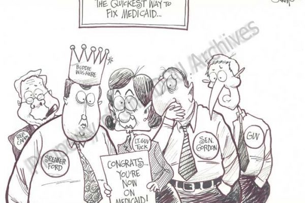 Capps collection Political Cartoon