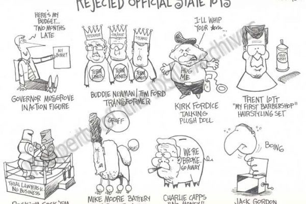 Capps collection Political Cartoon