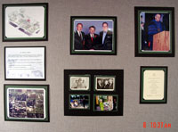 DSU president photos mounted on wall