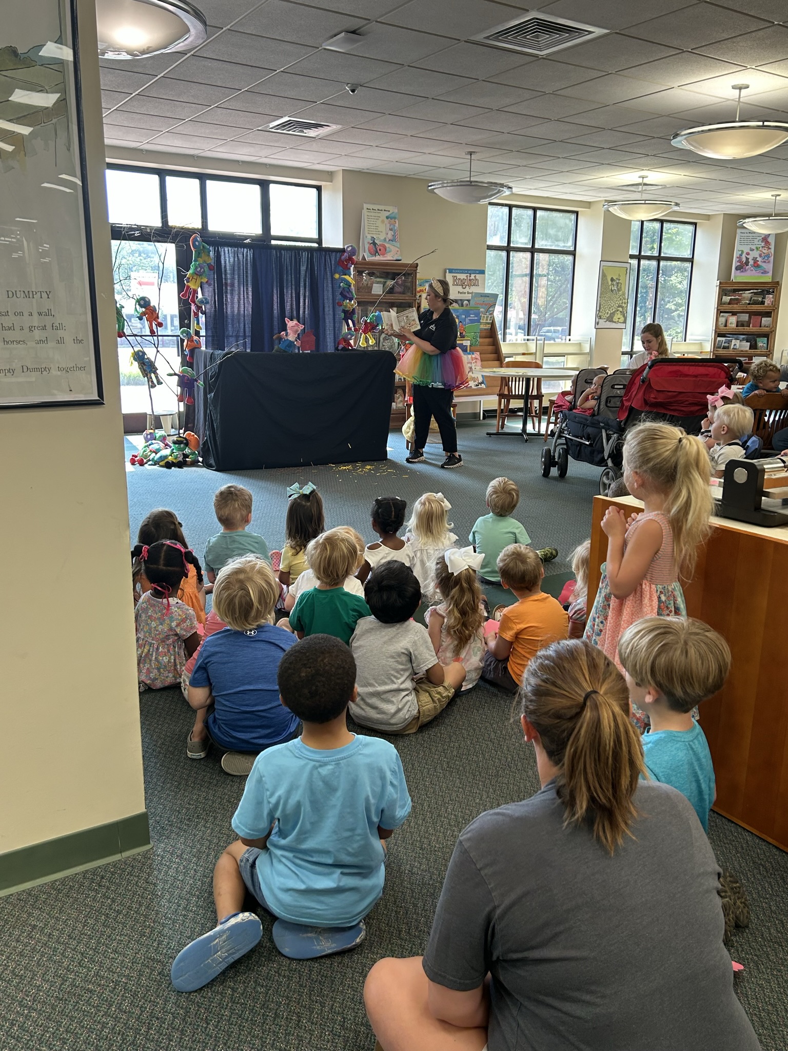 Putting on a show for the kids