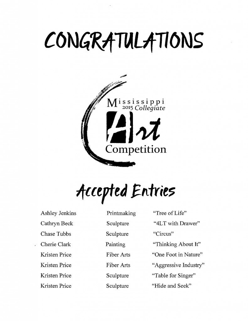 Collegiate Show Accepted Entries[2]