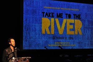 Martin Shore introduces his film "Take Me to the River."