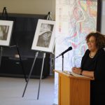 Alysia Steele discusses the project during a gathering at Alcorn State University.