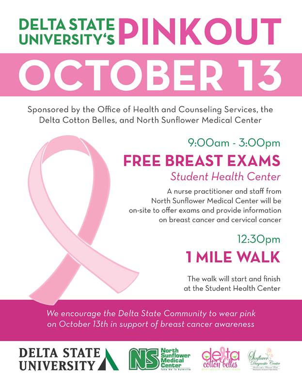 DSU "Pink Out," Oct. 13 News and Events