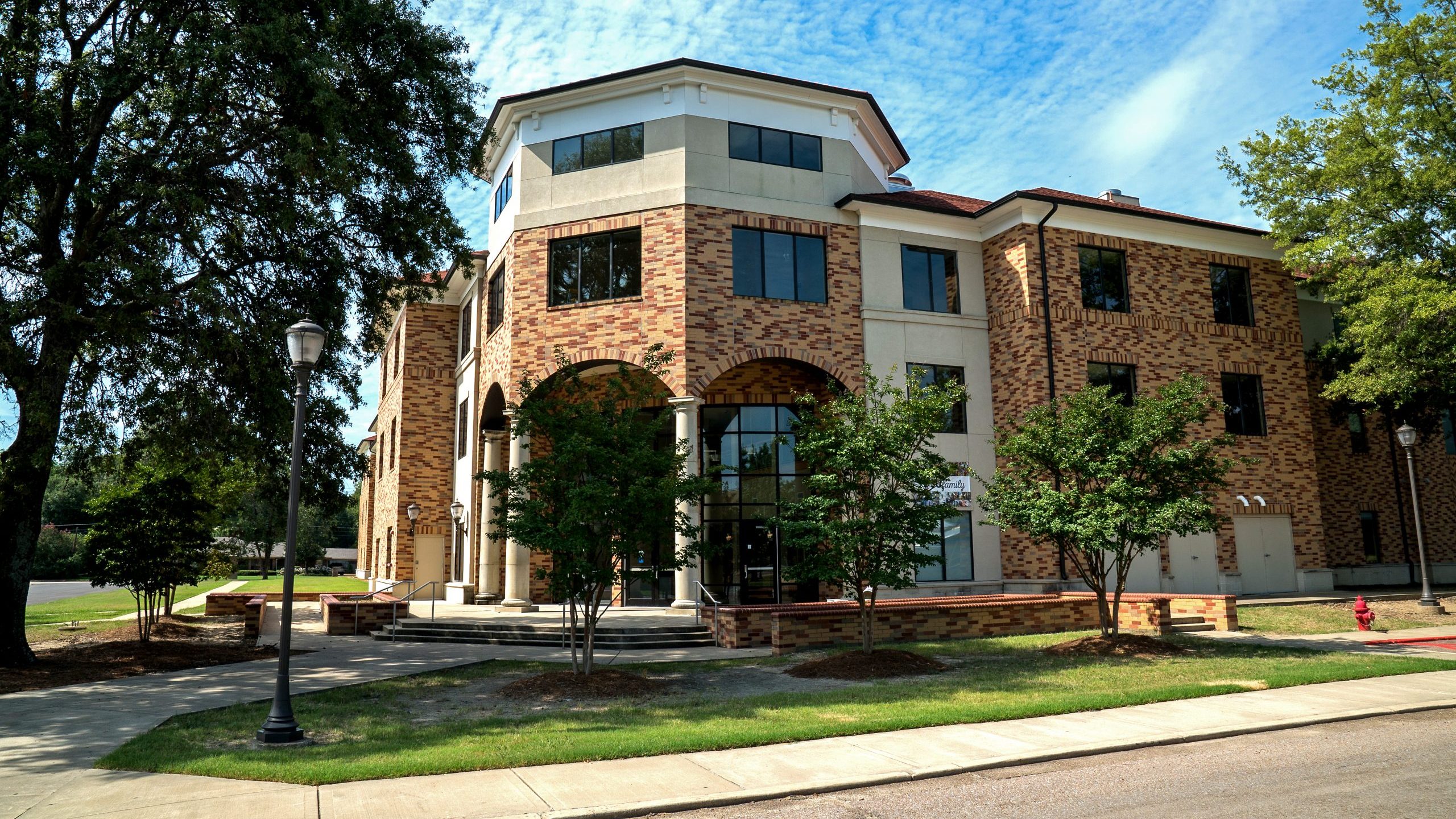 Exterior view of Foundation residence hall.