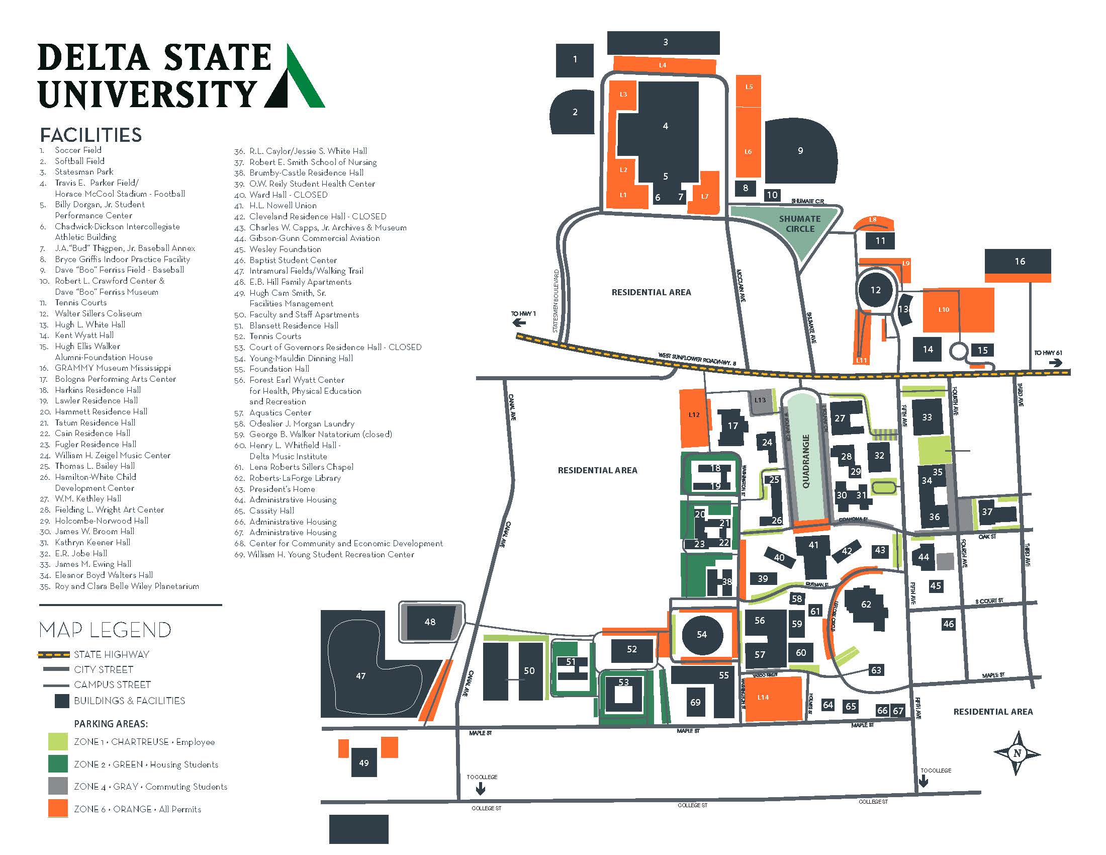 Campus Maps Home, Campus Maps